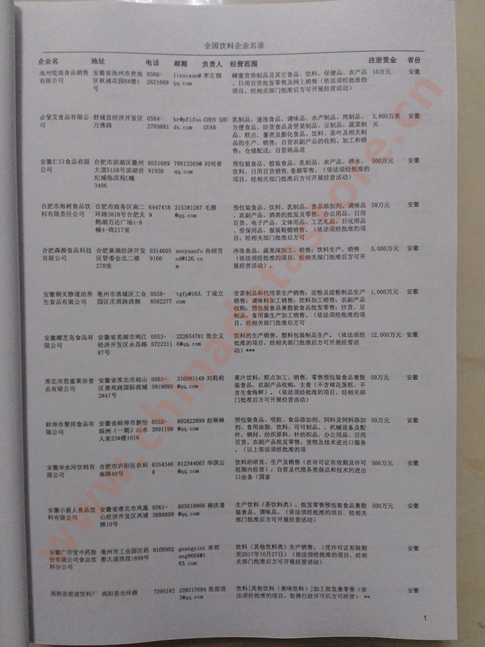 中國飲料企業(yè)黃頁可開展精準營銷，電話營銷、郵件營銷、傳真營銷等等多管齊下，圓您銷售冠軍夢